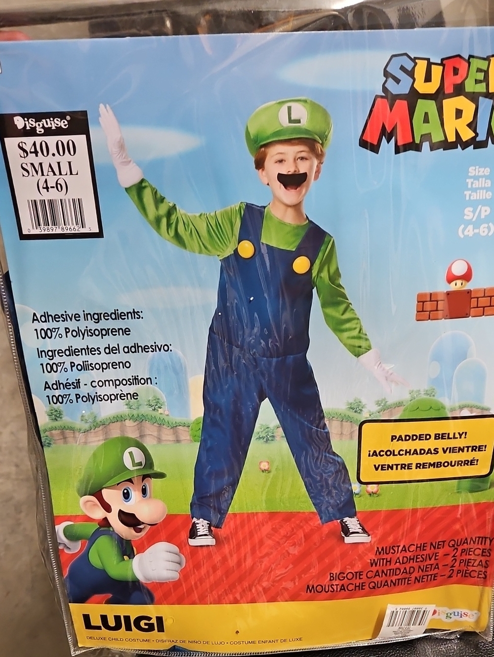 Disguise Luigi Kids Costume - Green and Blue Outfit